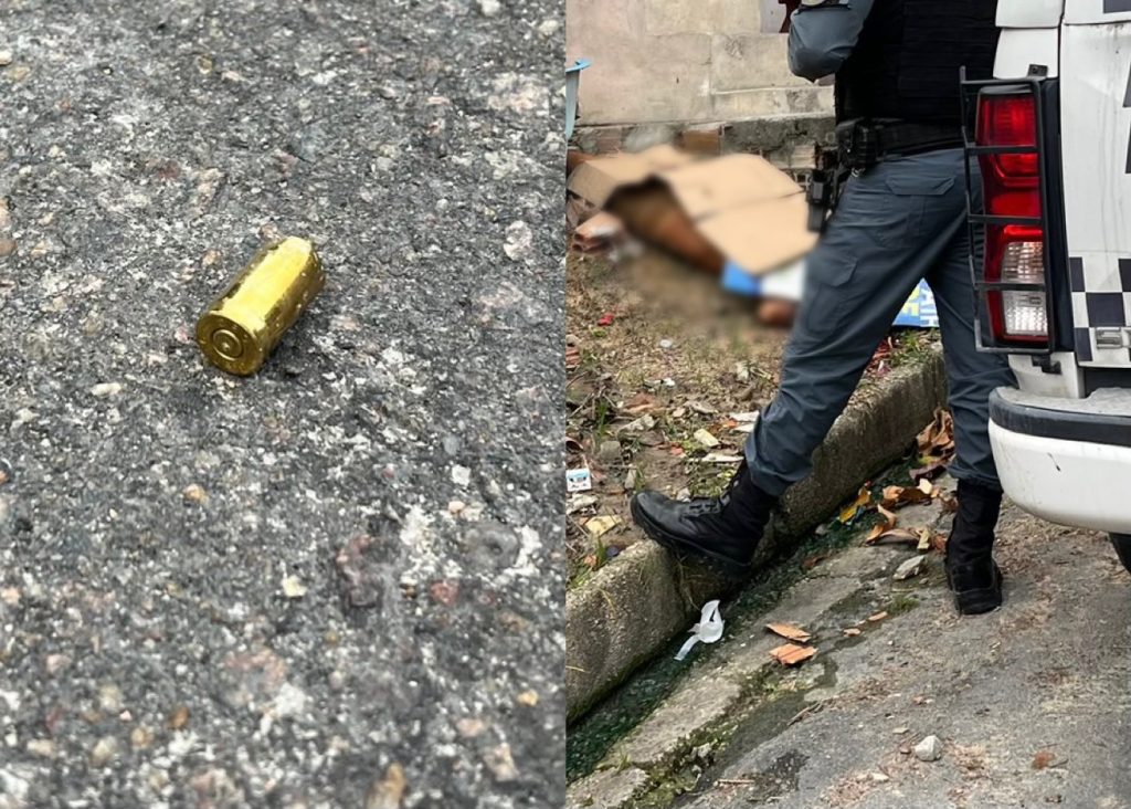 Imagem da cena do crime em Manaus