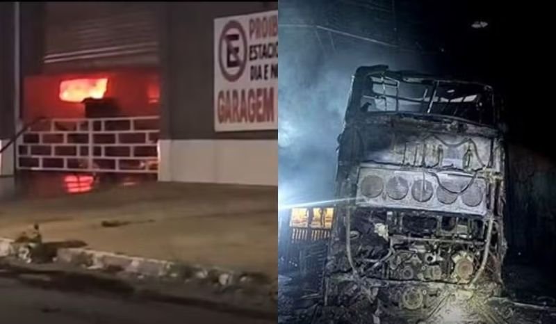 Incêndio em galpão que armazena veículos de artistas sertanejos em Goiânia