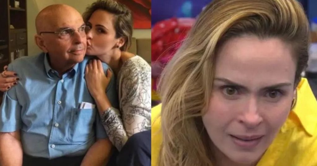 A participante Ana Paula Renault em momento de emoção durante o confinamento do Big Brother Brasil 26
