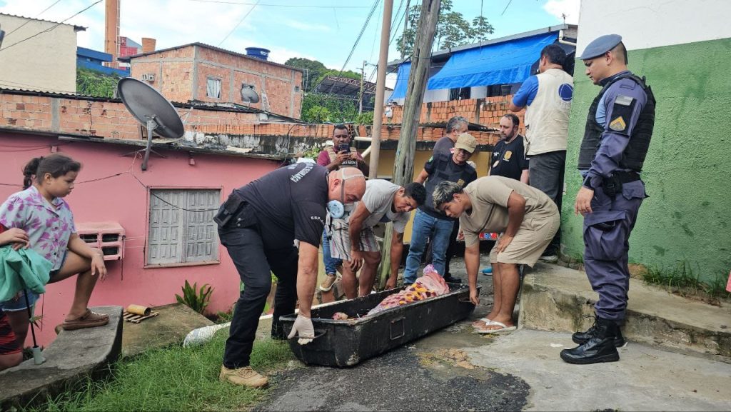 foto de caso de violência doméstica em manaust