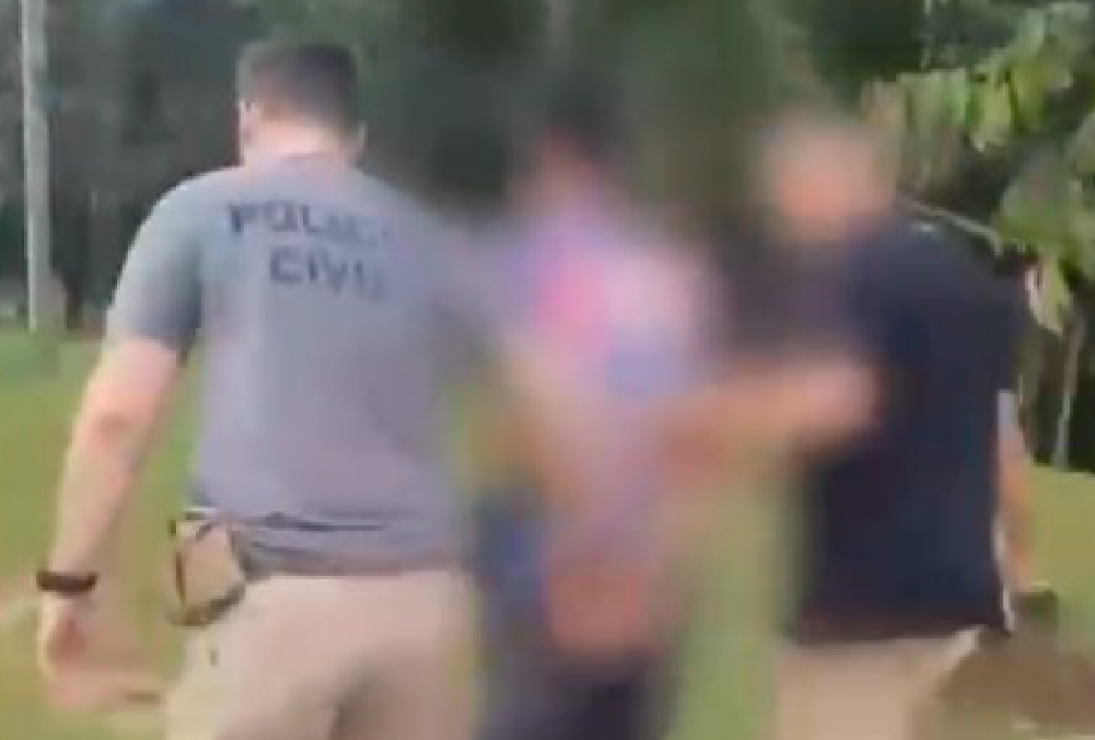 Fachada da delegacia de polícia civil no município de manacapuru no interior do estado do amazonas