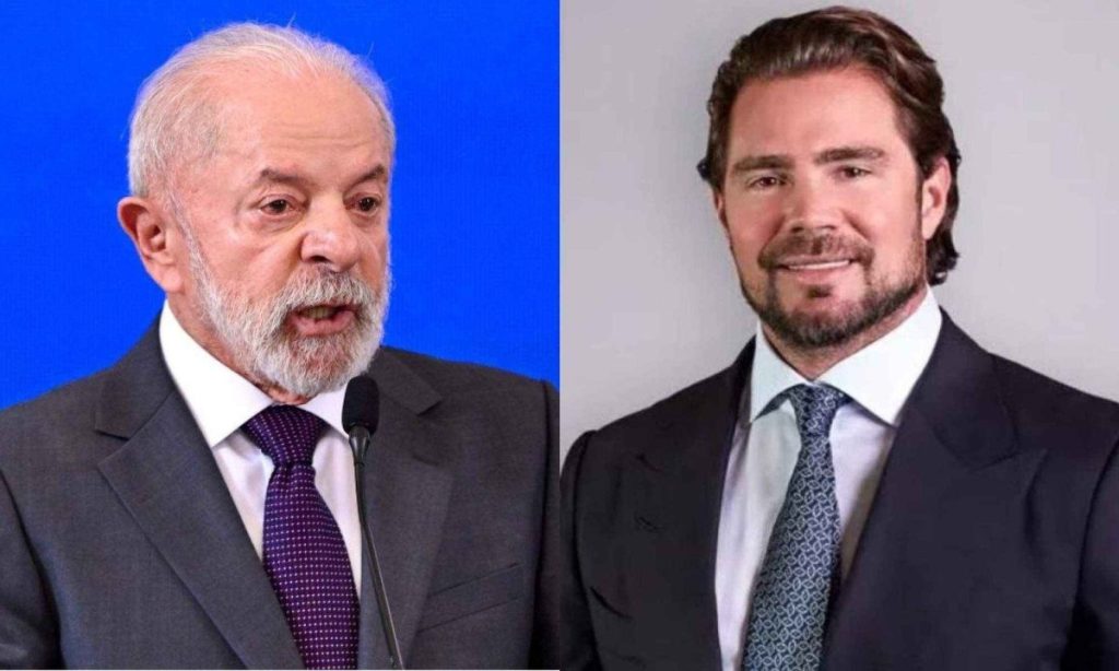 Lula durante reunião com Daniel Vorcaro do Banco Master