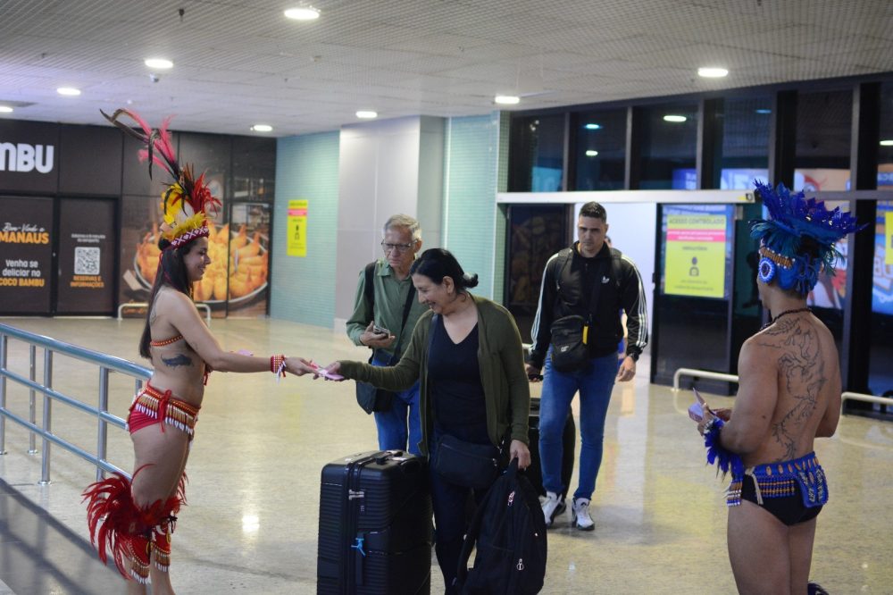 Aeronave da Rutaca Airlines no Aeroporto Internacional Eduardo Gomes em Manaus para retomada da rota Manaus Caracas