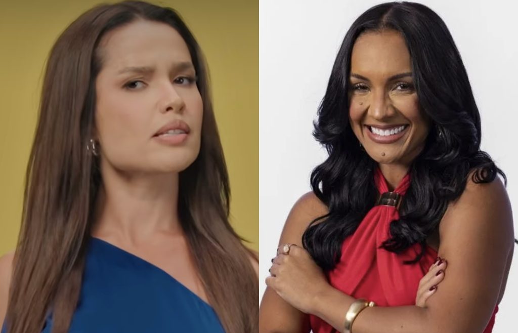 Marciele e Maxiane discutindo maquiagem no BBB 26
