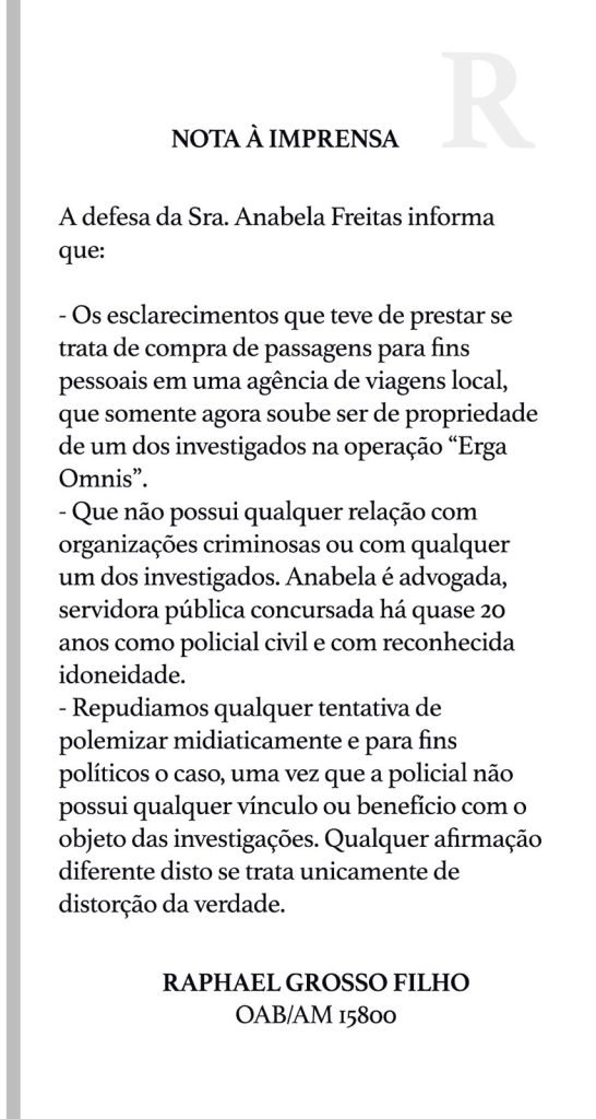 Imagem da operação Erga Omnes e prisão de Anabela Cardoso Freitas