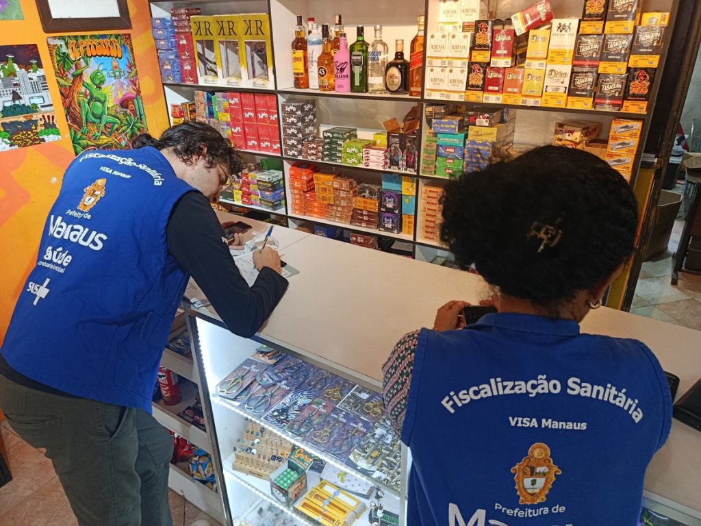 fiscalização em tabacarias de manaust