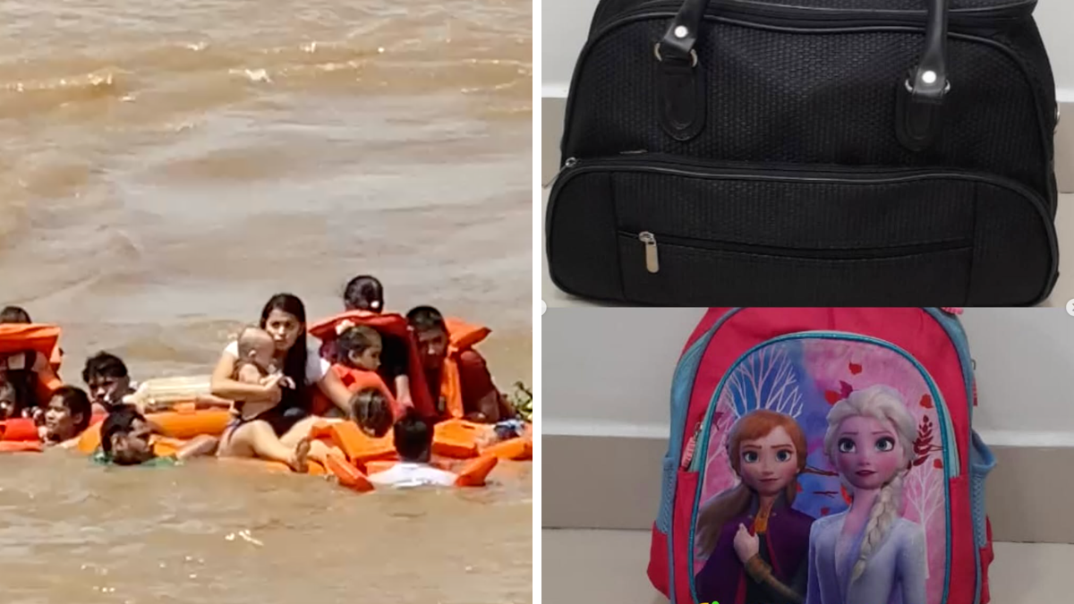 malas e objetos pessoais das vítimas do naufrágio da lancha lima de abreu xv