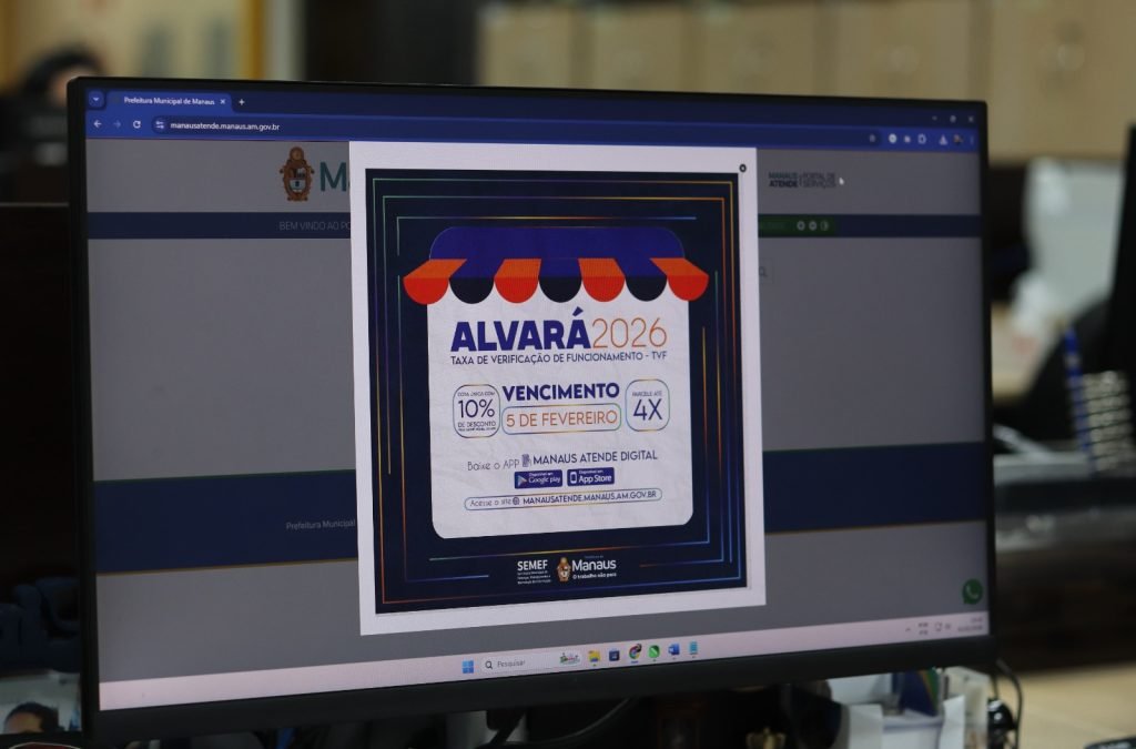 foto sobre alvará 2026 em Manaus