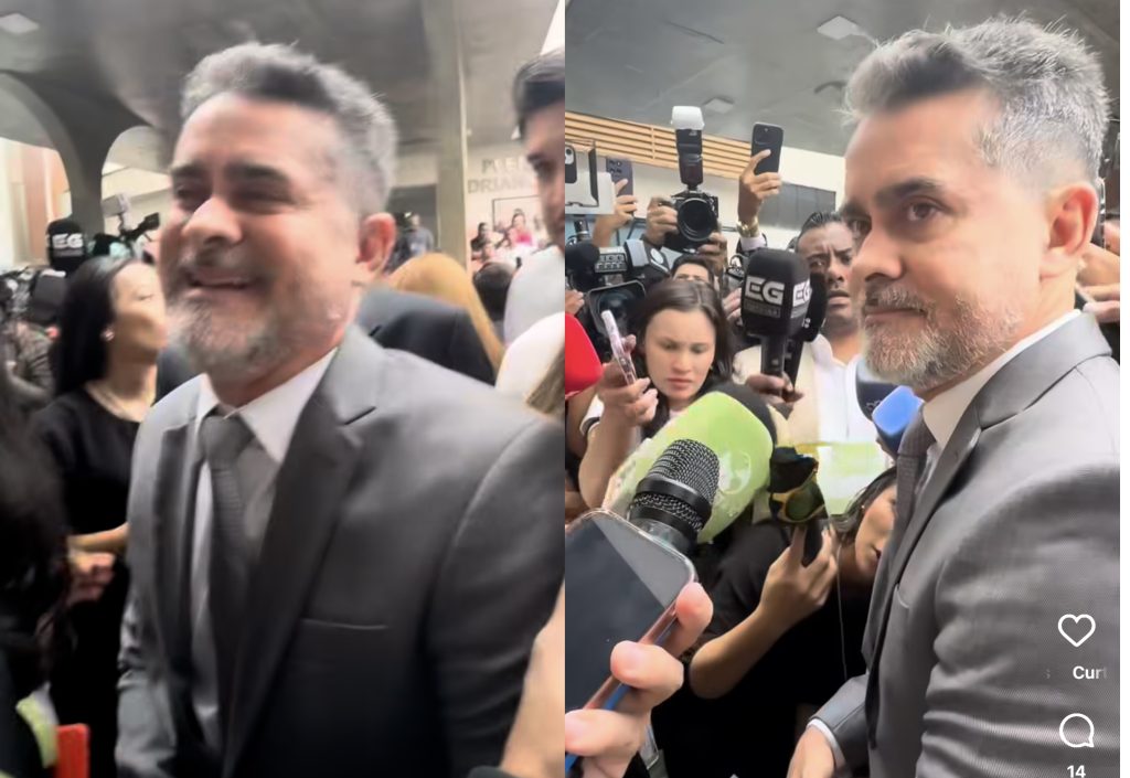 prefeito david almeida durante evento político em manaus