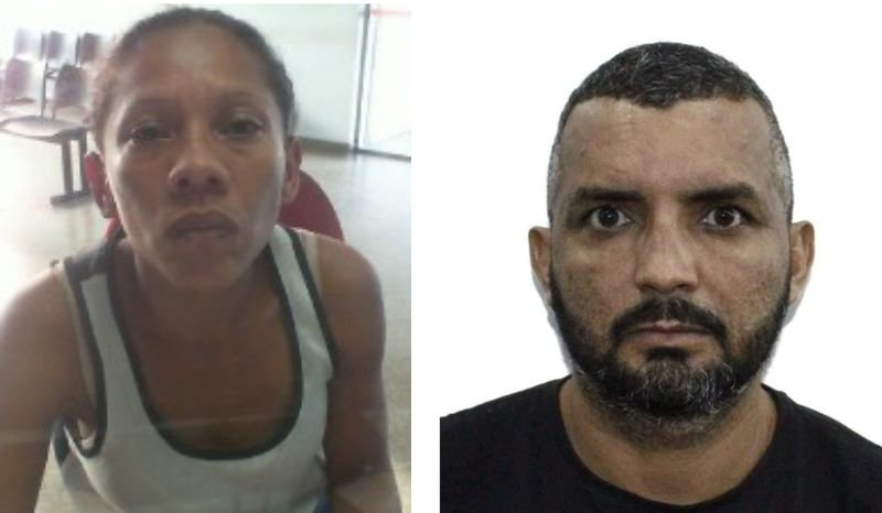 fotos de aldilene da silva martins e eduardo pinto da silva suspeitos procurados pela policia civil em manaus