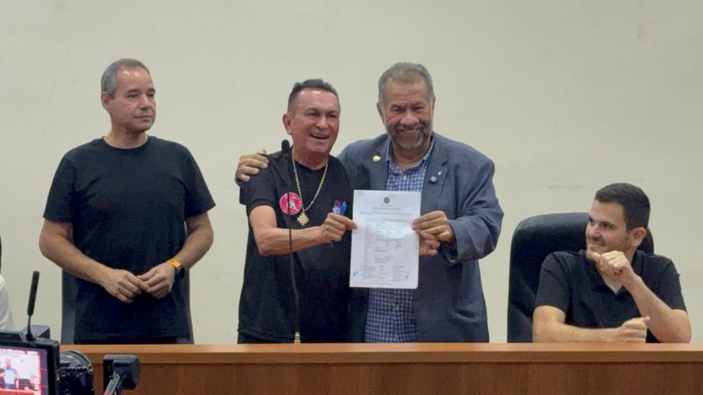 Evento de posse de Sabá Reis como presidente do PDT no Amazonas na Aleam