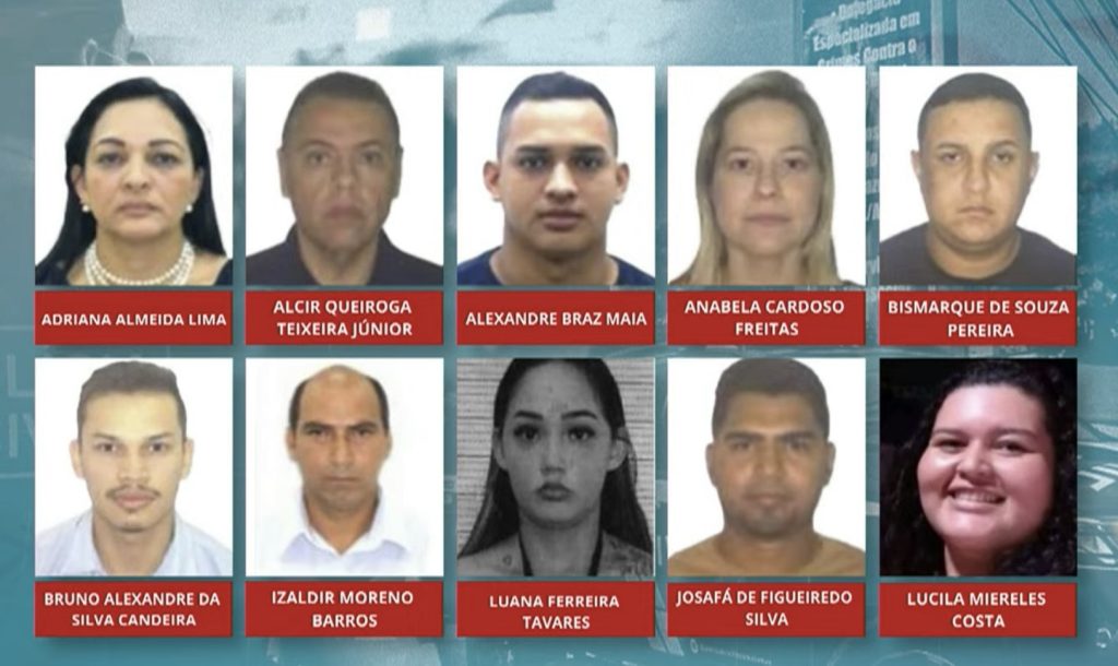 imagem de divulgação sobre a operação erga omnes e alvos presos