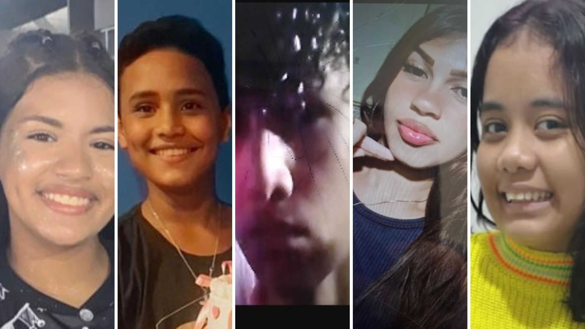imagens de crianças e adolescentes desaparecidos em manaus
