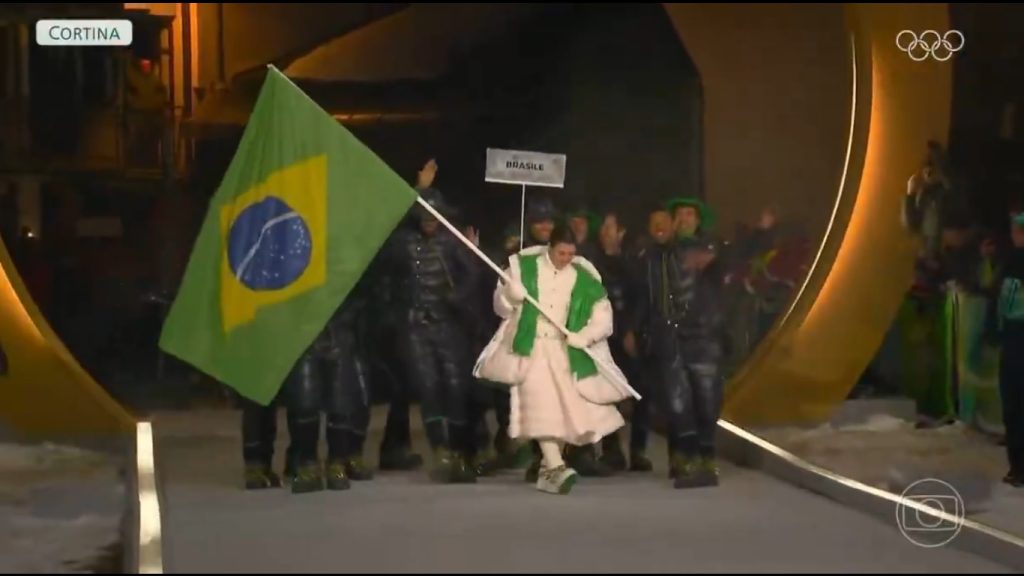 Abertura dos Jogos Olímpicos de Inverno com a delegação brasileira