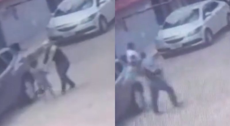 Câmera de segurança flagra tentativa de sequestro de menino na zona sul de Manaus