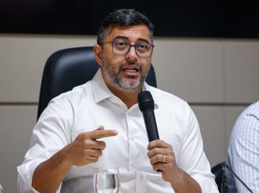 Governador Wilson Lima em reunião com lideranças políticas para discutir o cenário das eleições 2026 no Amazonas