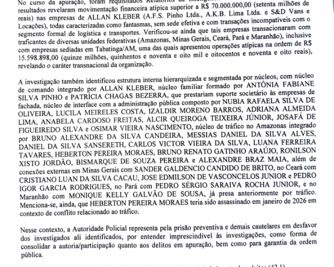 Imagem da operação Erga Omnes e prisão de Anabela Cardoso Freitas