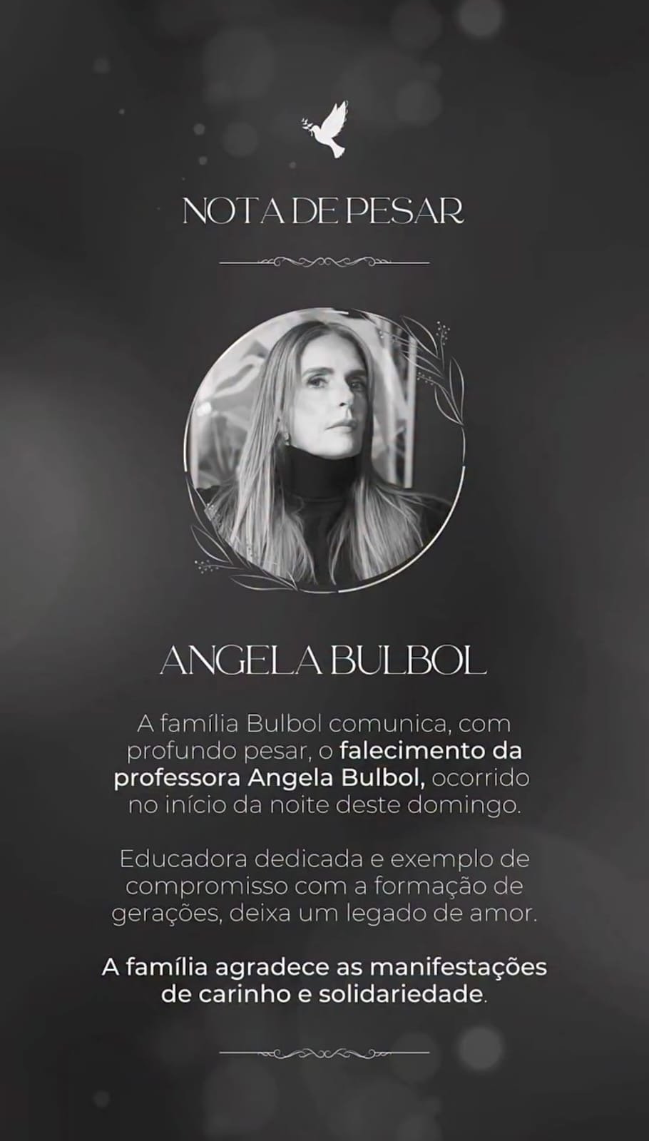 Professora Ângela Bulbol em evento educacional