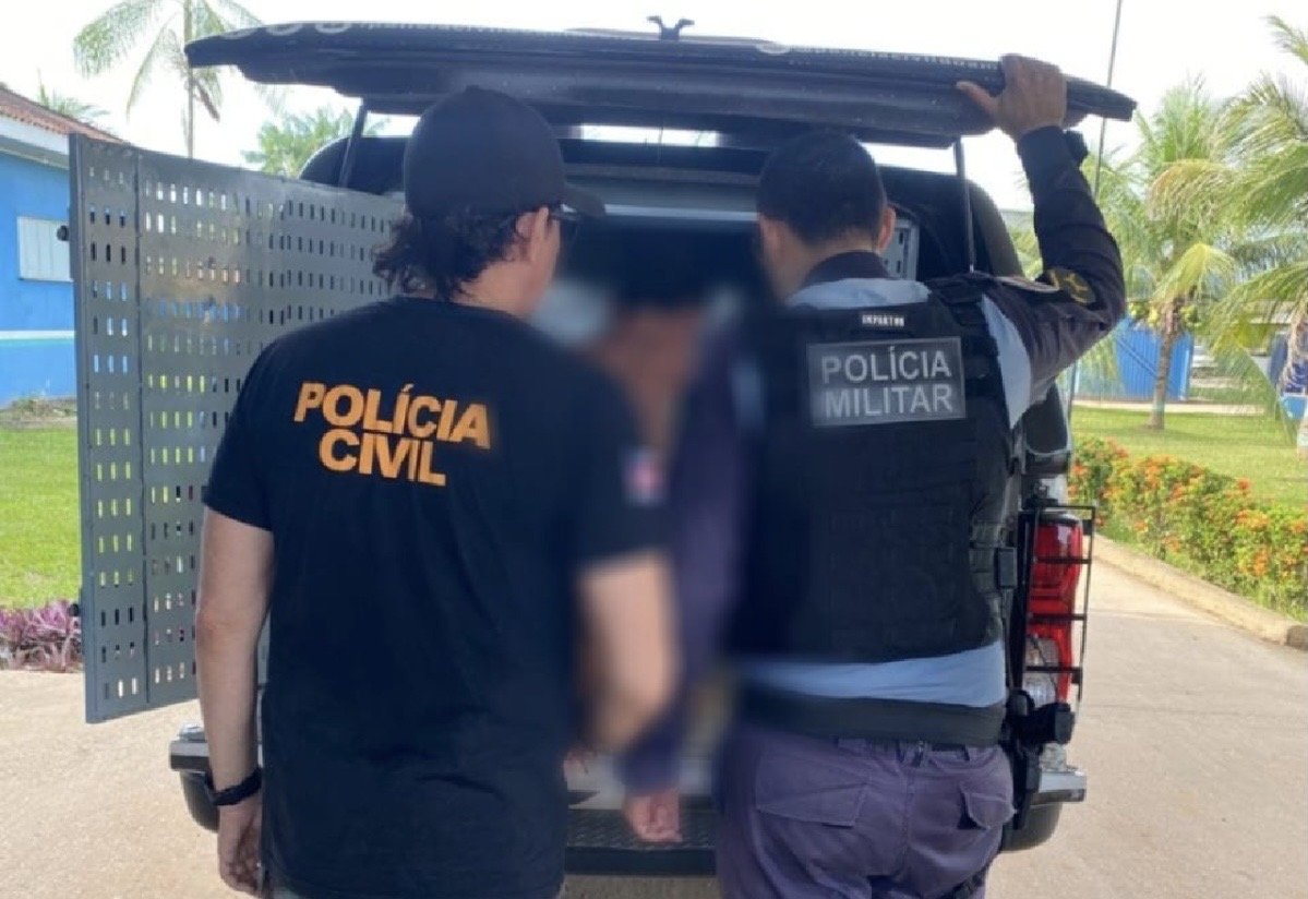 Equipe policial realiza prisão de suspeito de tráfico de drogas em Pauini durante a Operação Retorno.