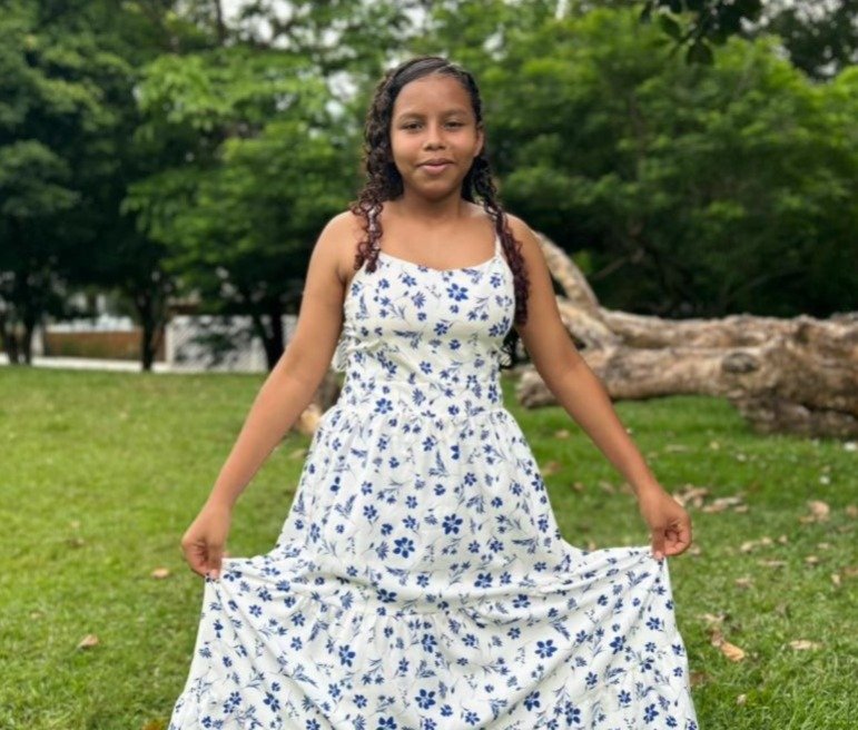 Foto de Jamile Eduarda Pinto Mota, adolescente de 15 anos desaparecida no bairro Novo Israel em Manaus.