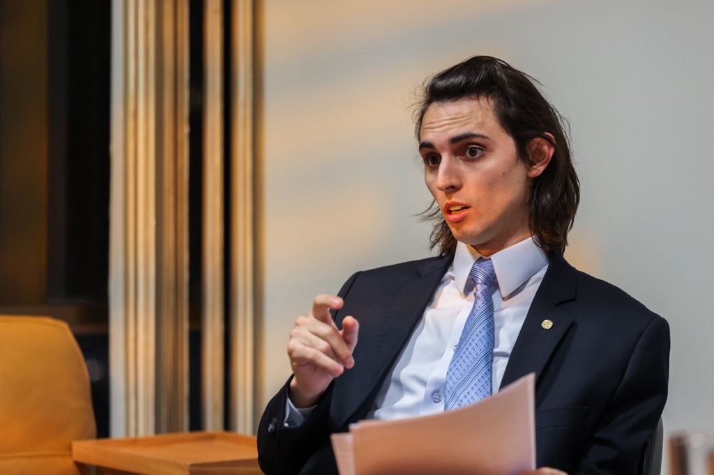 Deputado Amom Mandel em registro oficial de filiação partidária ao Republicanos no Amazonas