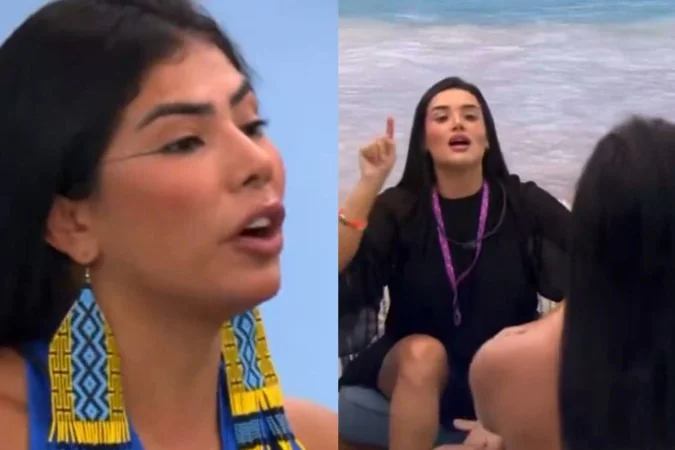 Jordana e Marciele conversando no Quarto Sonho de Voar durante o BBB 26
