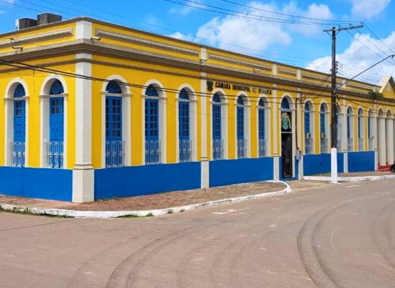 Sede da Câmara Municipal de Humaitá no interior do estado do Amazonas