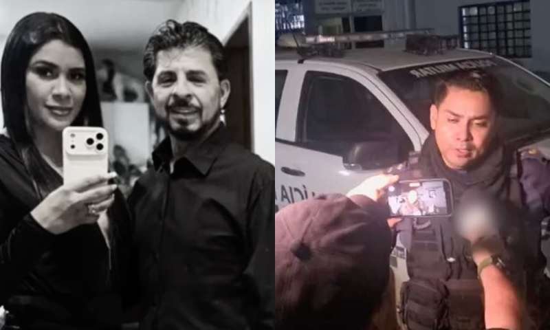 Fachada de residência em Tabatinga onde casal de empresários foi morto a tiros em crime sob investigação