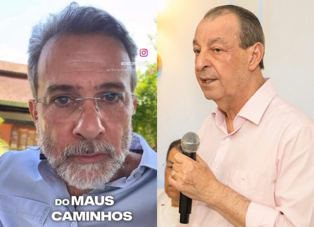 O ex-deputado Chico Preto em vídeo relatando denúncias sobre a Operação Maus Caminhos e corrupção na saúde do Amazonas.