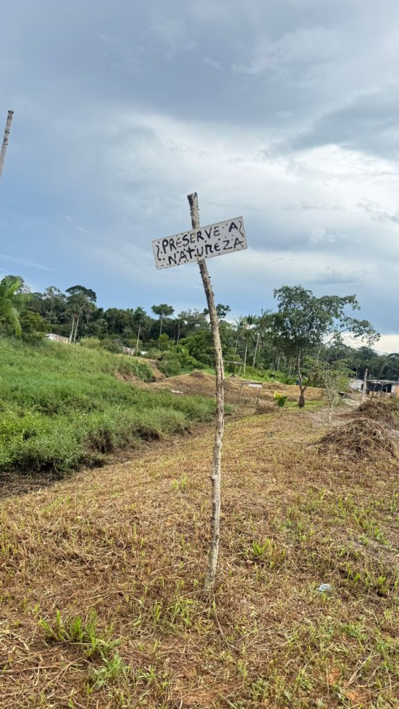 Vistoria técnica das autoridades do Amazonas em área de ocupação no bairro Tarumã-Açu.