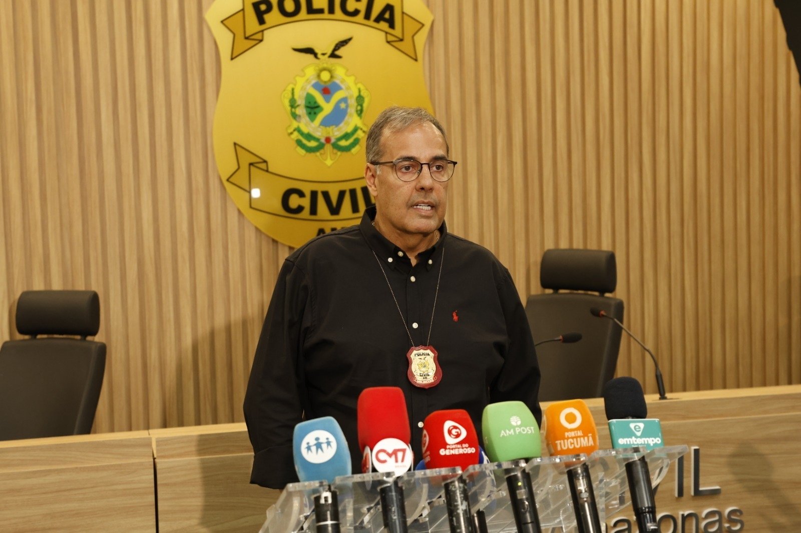 fachada de delegacia de policia civil em manaus durante operacao de cumprimento de mandado