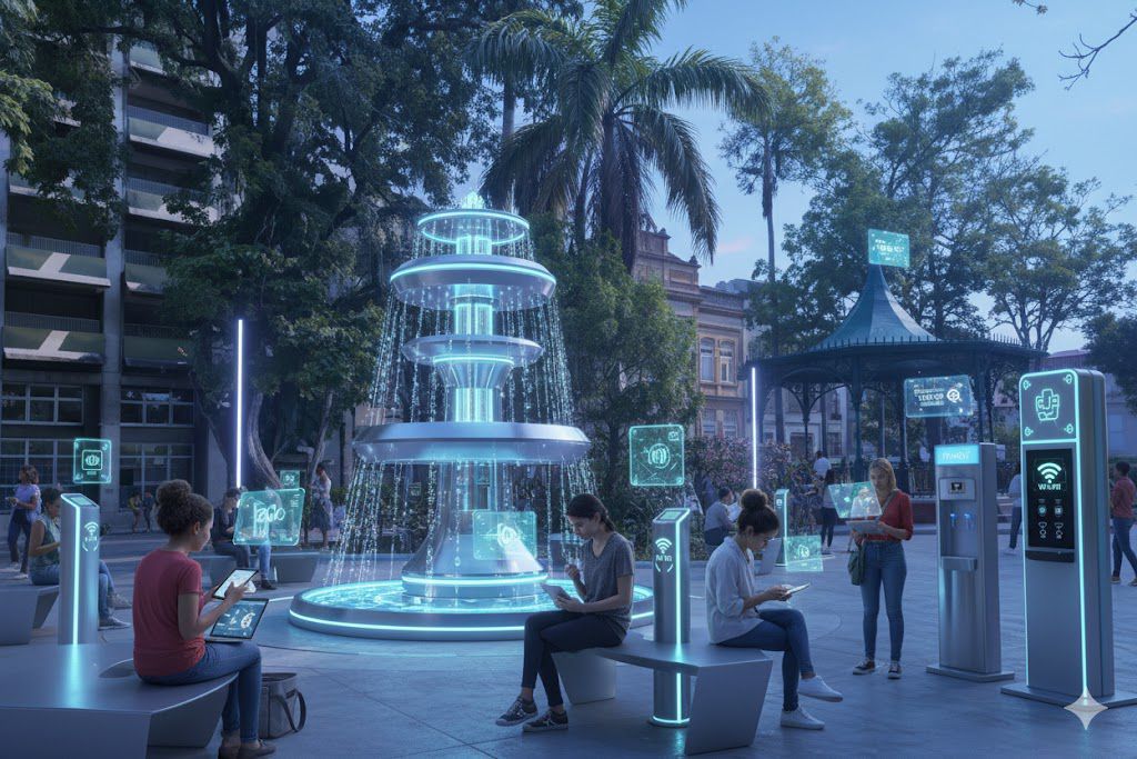 Prefeito de Manaus David Almeida apresenta projeto do novo parque tecnológico no centro histórico da cidade.