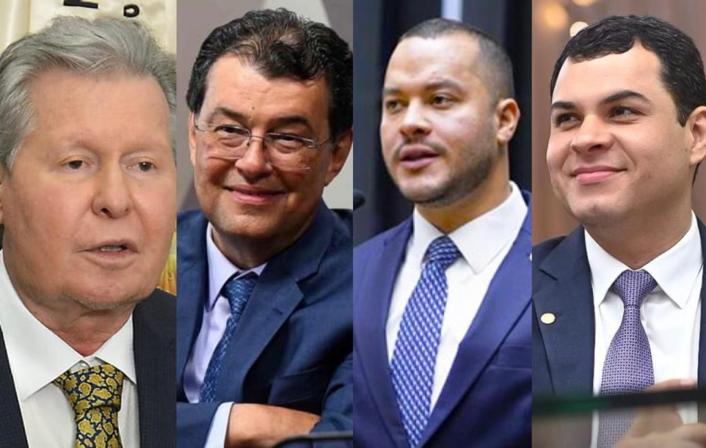 Senador Eduardo Braga em evento de filiação de novos membros ao MDB no Amazonas