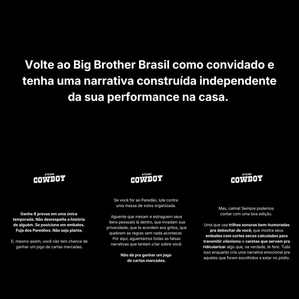 participante alberto cowboy do reality show bbb 26 em foto de divulgação oficial