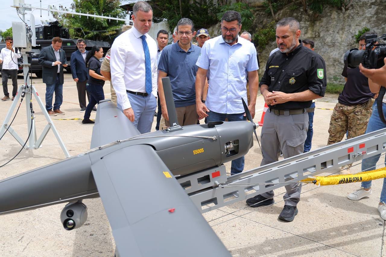 Governador Wilson Lima apresenta novos drones e equipamentos de segurança pública para o Amazonas