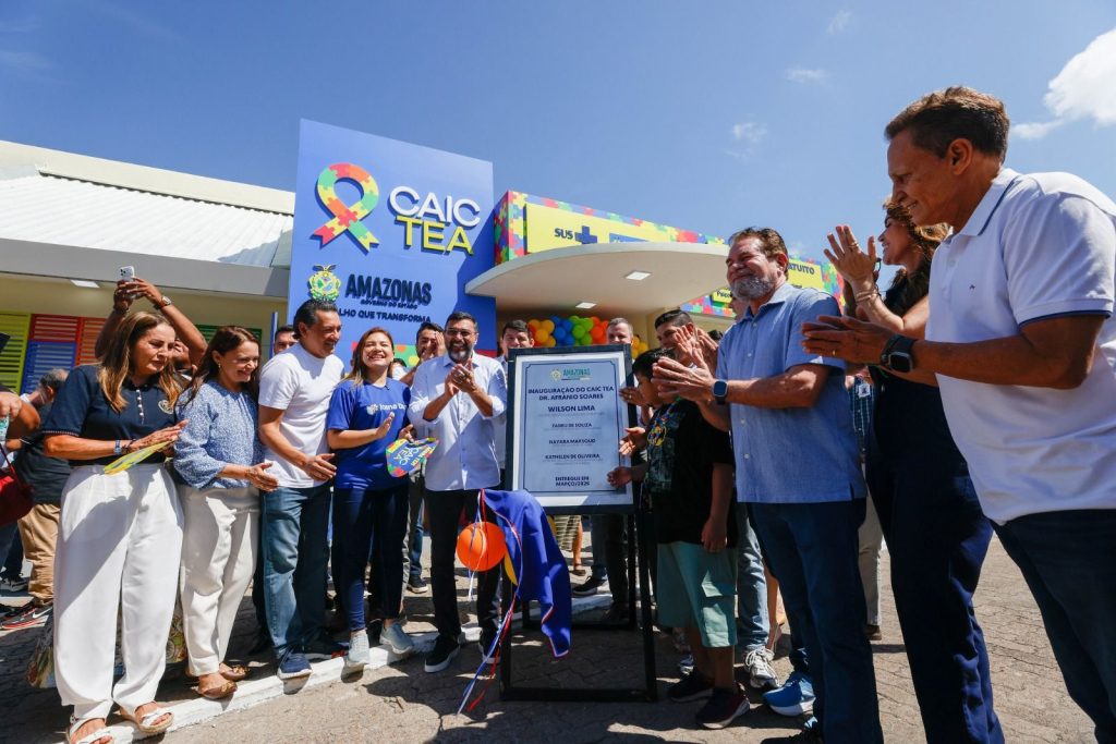 Governador Wilson Lima inaugura centro de atendimento para crianças com autismo Caic TEA em Manaus.