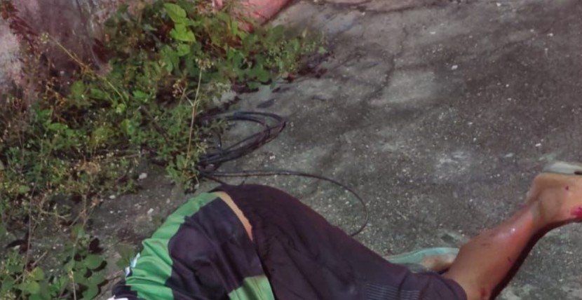 Equipes policiais atendem ocorrência de homicídio no bairro Santo Agostinho em Manaus