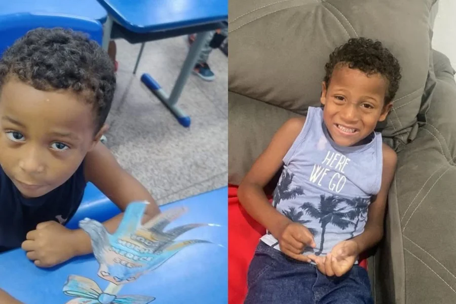 Local em Praia Grande onde dois meninos de 4 e 6 anos foram encontrados mortos dentro de um carro abandonado em terreno