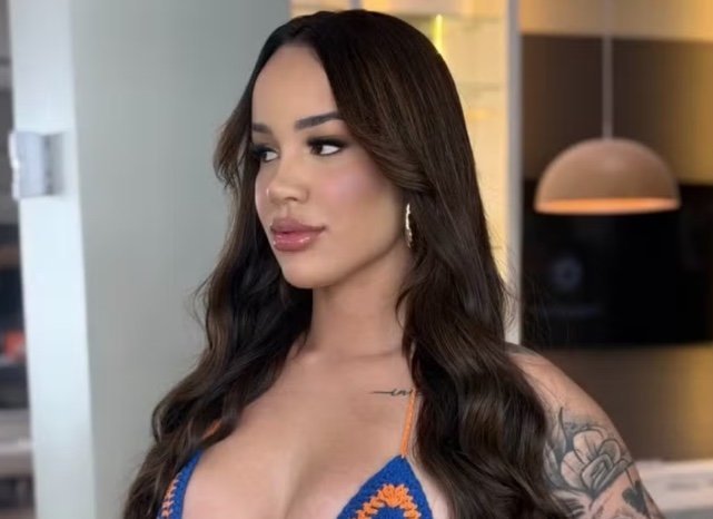Influenciadora digital Monniky Fraga em foto de reprodução das redes sociais ligada ao caso de sequestro forjado em Pernambuco