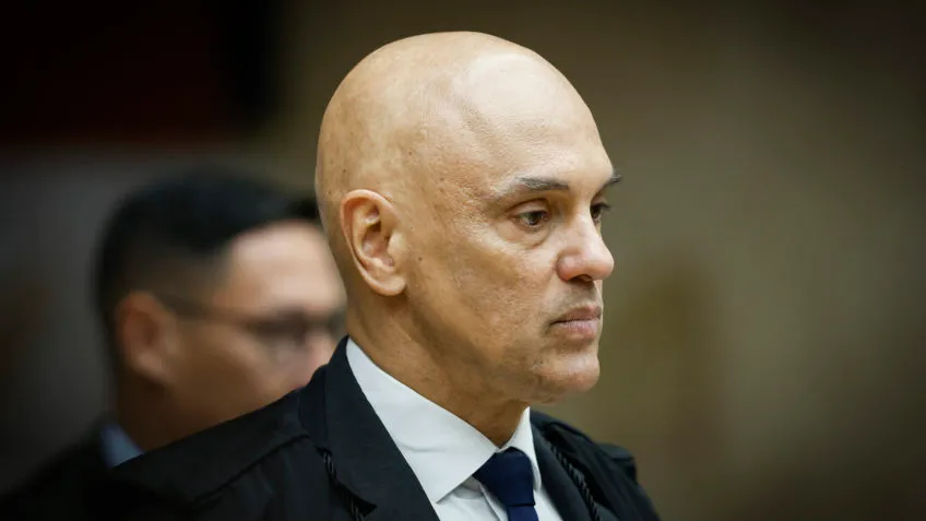 Ministro Alexandre de Moraes, vice-presidente do Supremo Tribunal Federal, em imagem de reprodução.