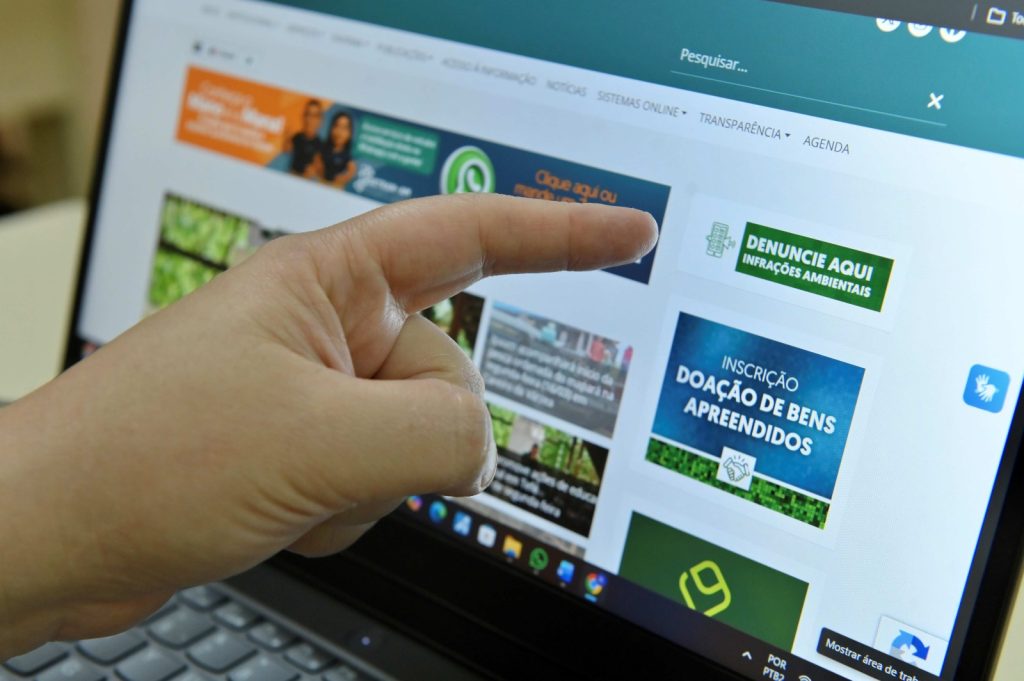 Interface do novo canal digital do ipaam para registro de denúncias ambientais no estado do amazonas