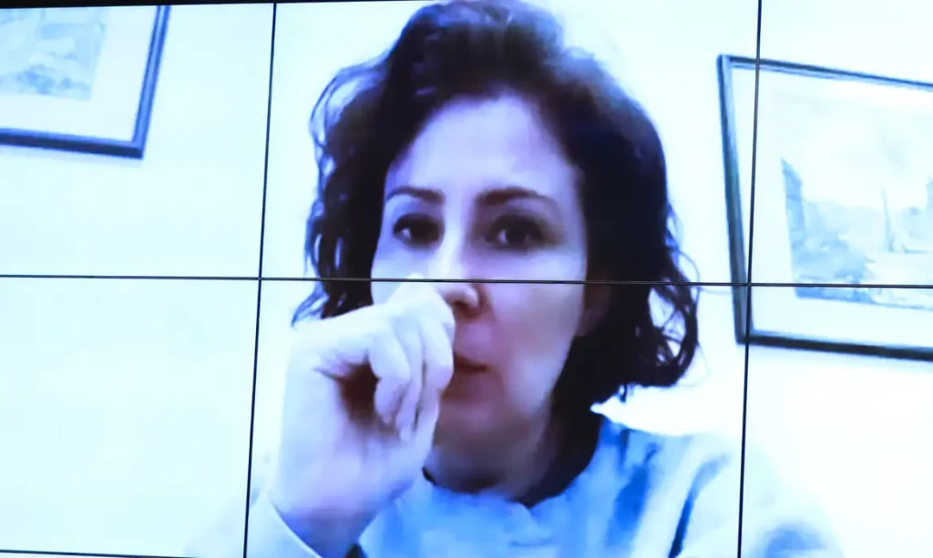 Ex-deputada Carla Zambelli em registro oficial da Agência Brasil
