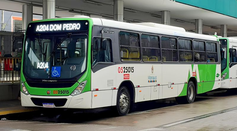 imagem da greve de ônibus em manaus