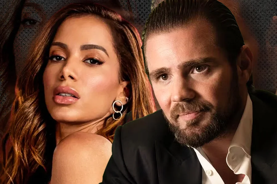 Foto de Daniel Vorcaro e cantora Anitta mencionada em investigação da PF sobre setor de apostas