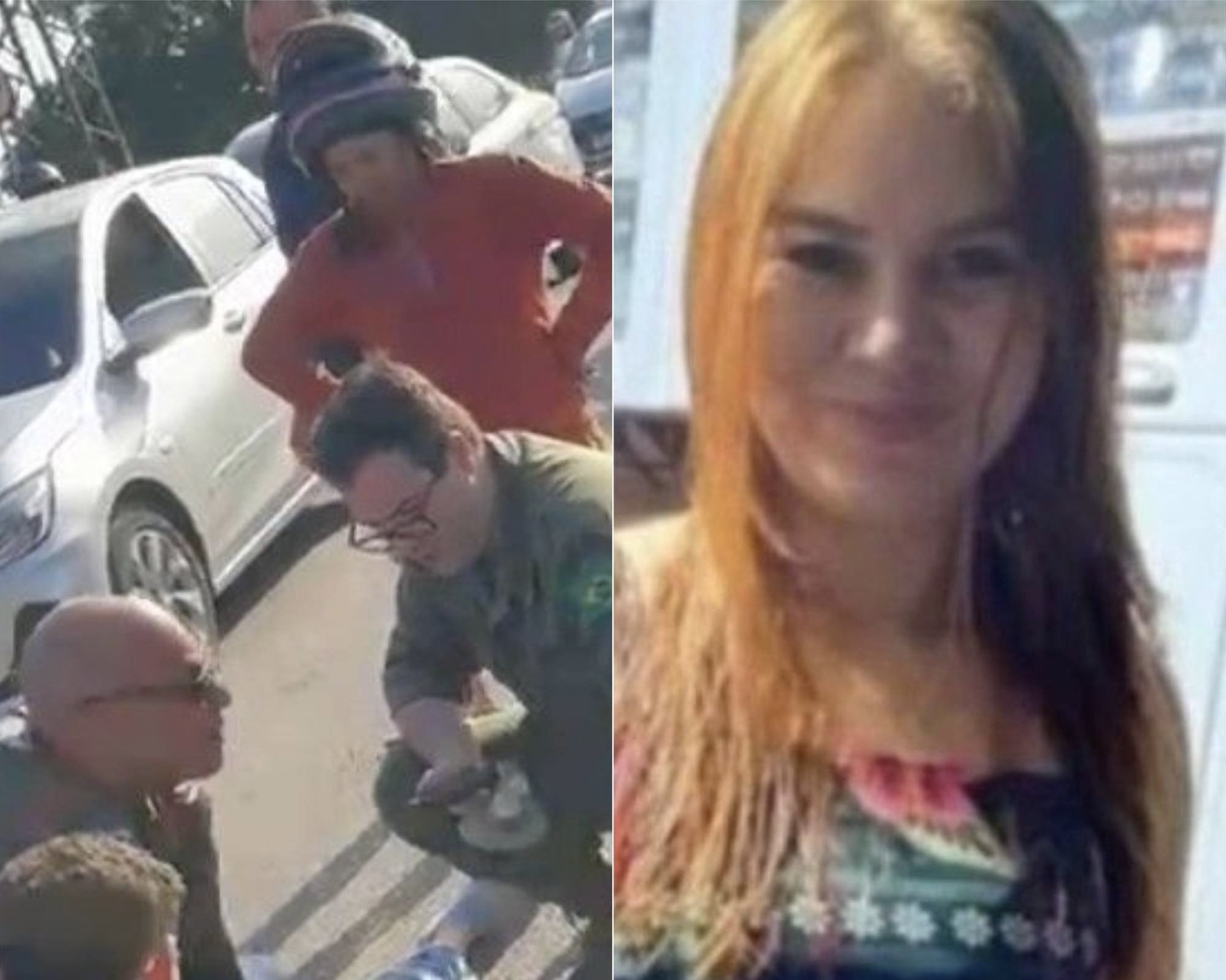 Local de acidente de trânsito entre moto e caminhão na Avenida Ministro João Gonçalves de Souza em Manaus