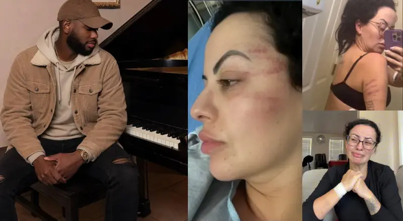 Influenciadora Mila Flores e o músico gospel envolvido no caso de agressão doméstica nos Estados Unidos