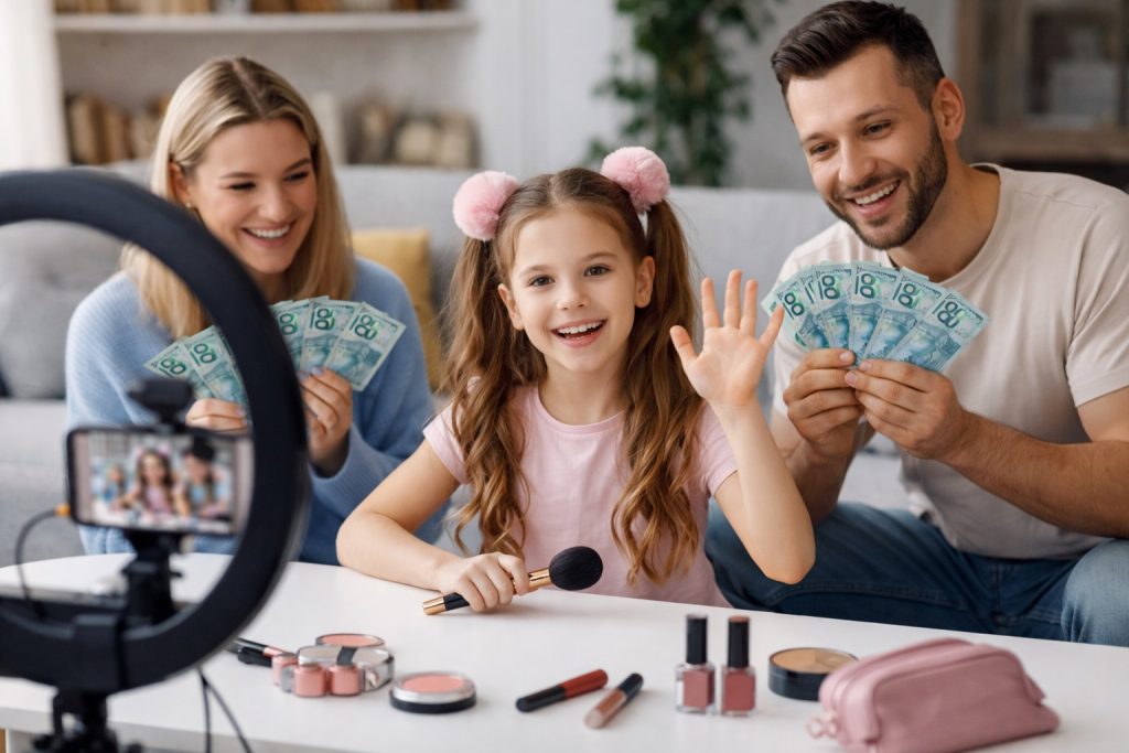 Representação gráfica da proteção infantil e regulamentação do uso de redes sociais por menores