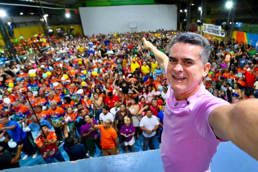 Grafico da pesquisa Quaest para o Governo do Amazonas mostrando Omar Aziz e David Almeida na liderança para as eleicoes 2026.