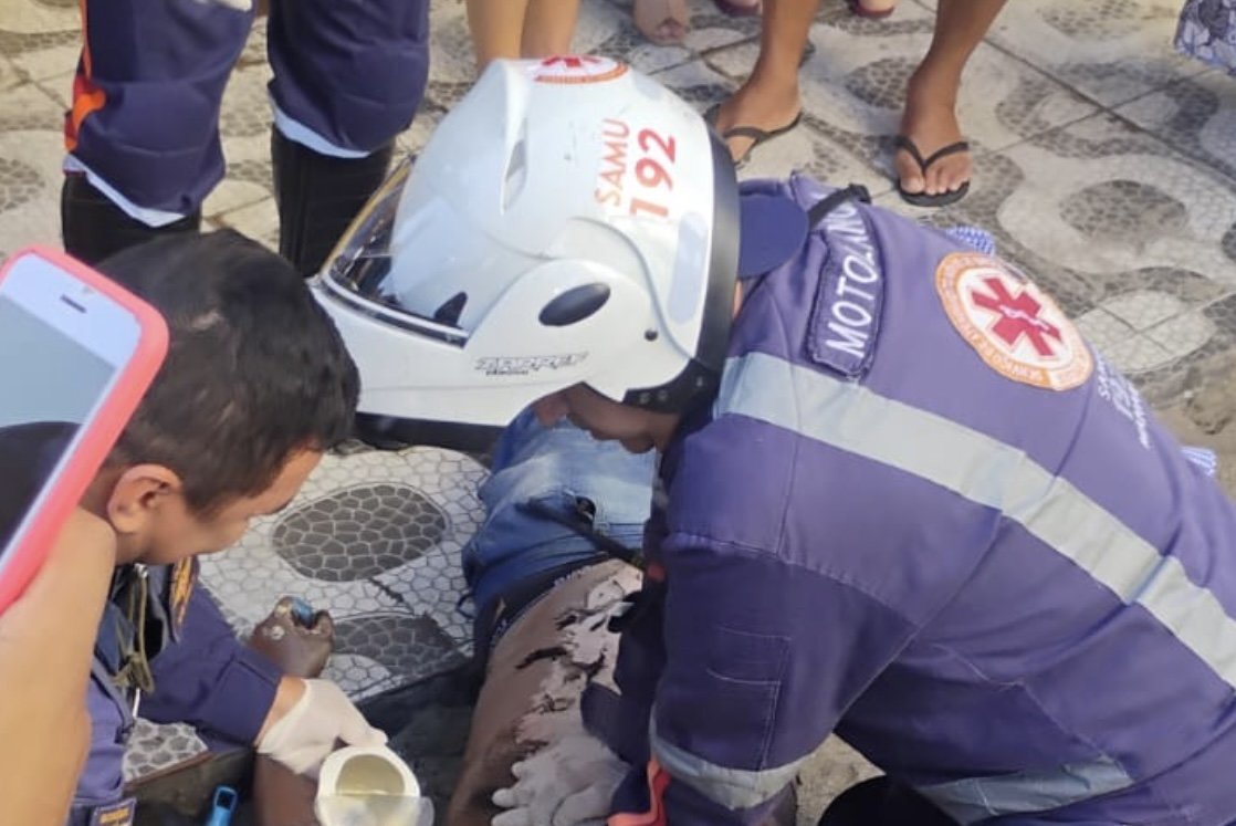 Local de acidente onde um pintor sofreu descarga elétrica fatal por falta de equipamentos de proteção em Manaus