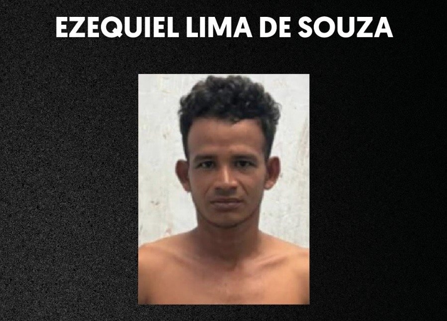 Foto de Ezequiel Lima de Souza homem de trinta e quatro anos procurado pela policia por agressao em tefe no amazonas